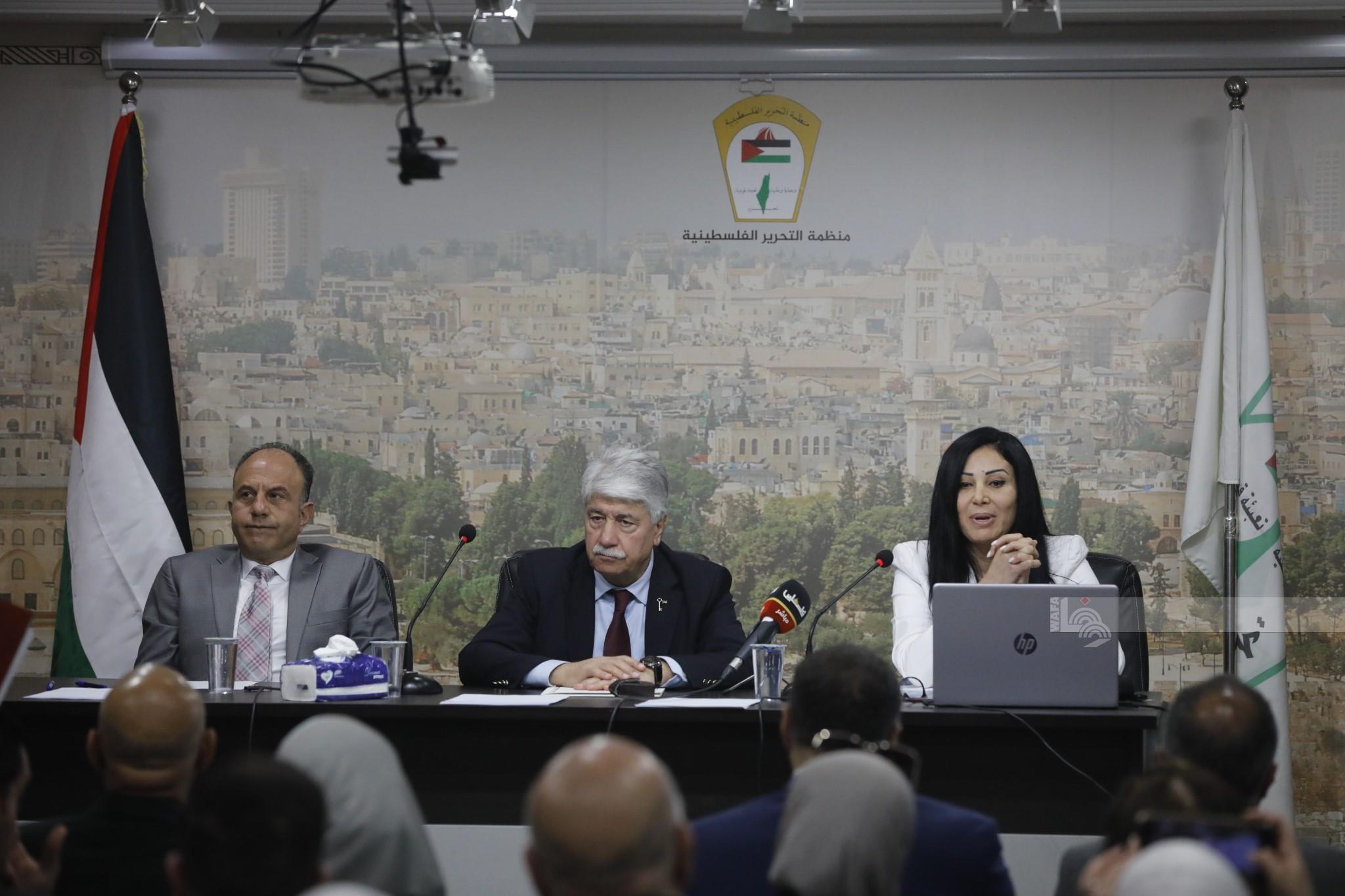 جانب من الندوة (تصوير: بهاء نصر/ وفا)